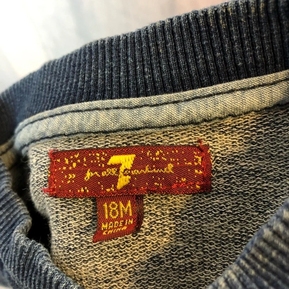 Seven For All Mankind  Jacket Zip Up Toddler